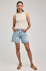 SKYE KNIT TANK HEATHERED OATMEAL
