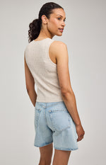 SKYE KNIT TANK HEATHERED OATMEAL