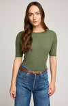 ROONEY KNIT TOP IVY