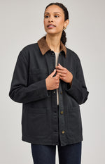 MILLER BARN JACKET WASHED BLACK