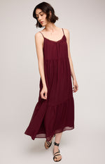 HOLLIS DRESS MERLOT