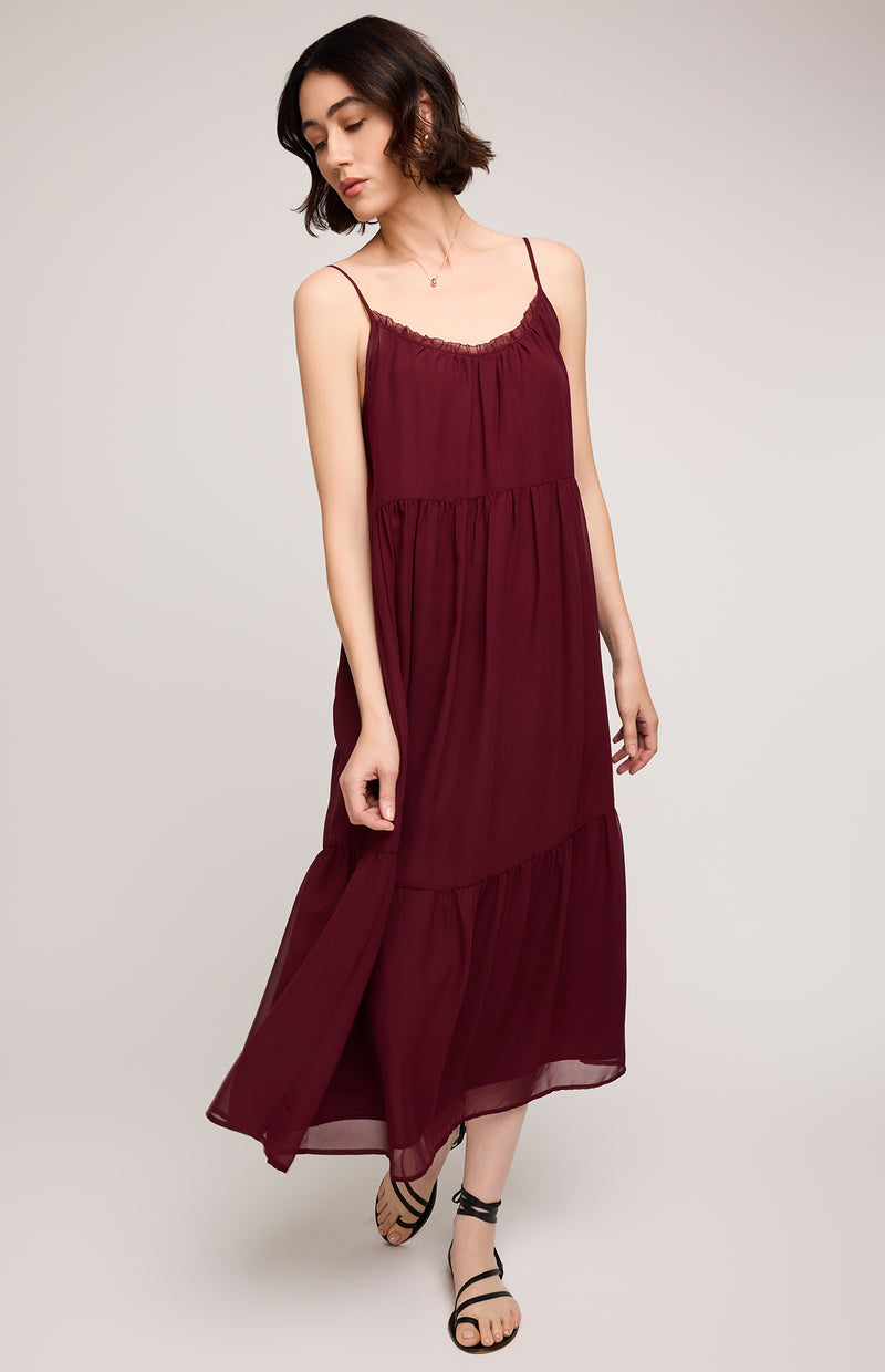 HOLLIS DRESS MERLOT