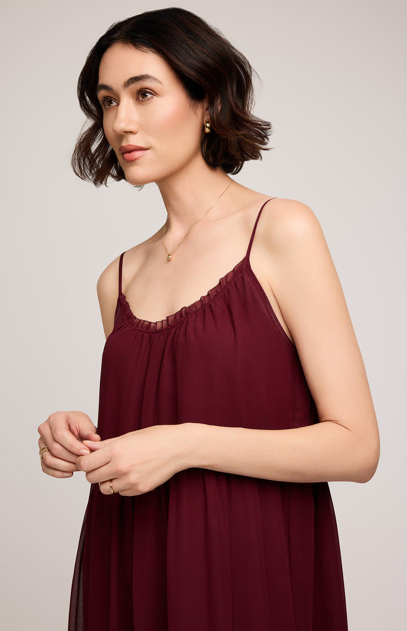 HOLLIS DRESS MERLOT