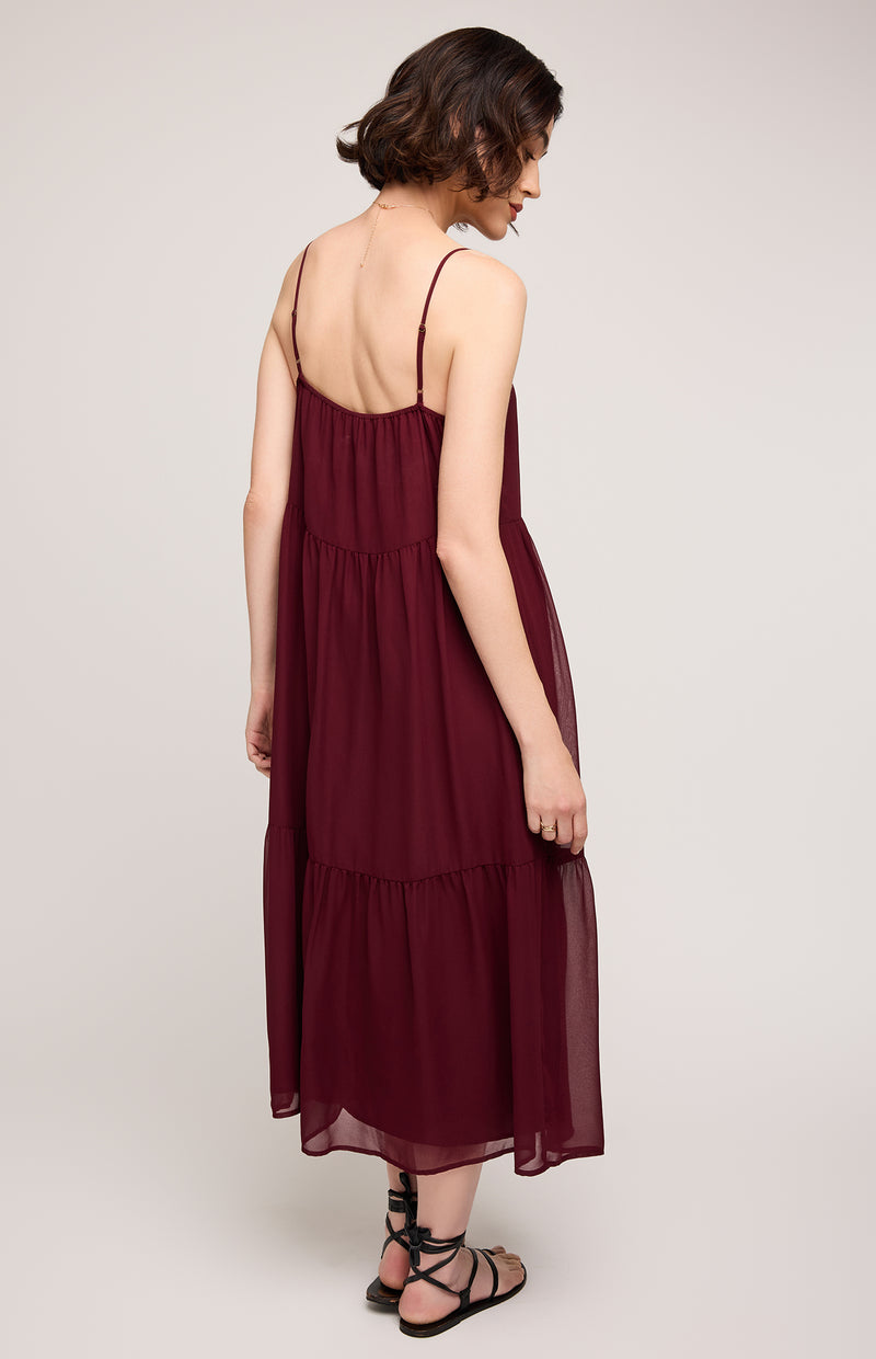 HOLLIS DRESS MERLOT