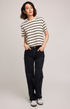 JAXON TSHIRT CREAM STRIPE