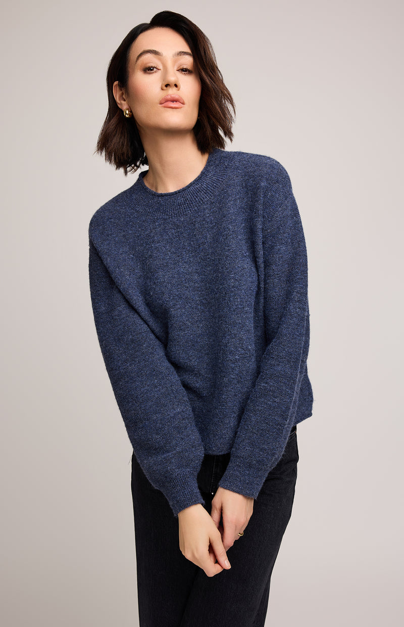 WANDA PULLOVER HEATHER BLUE