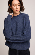 WANDA PULLOVER HEATHER BLUE