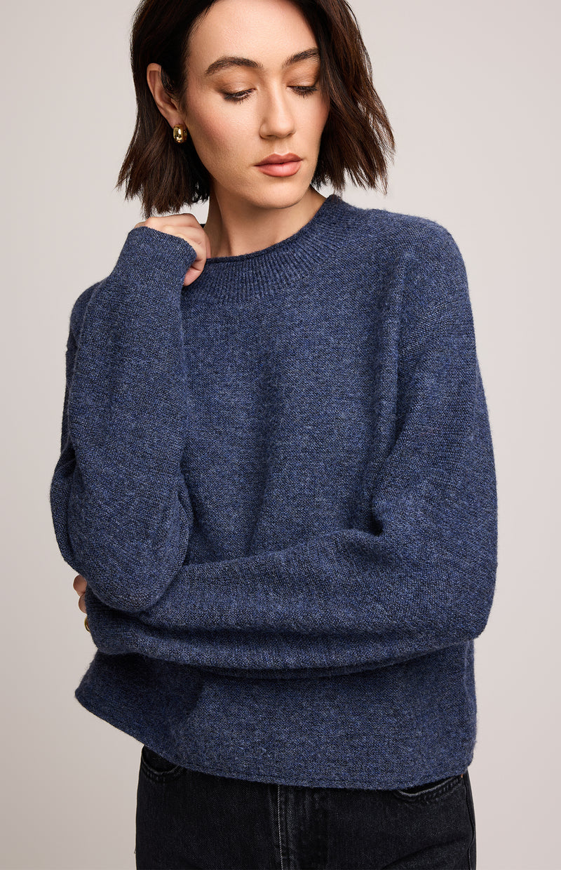 WANDA PULLOVER HEATHER BLUE