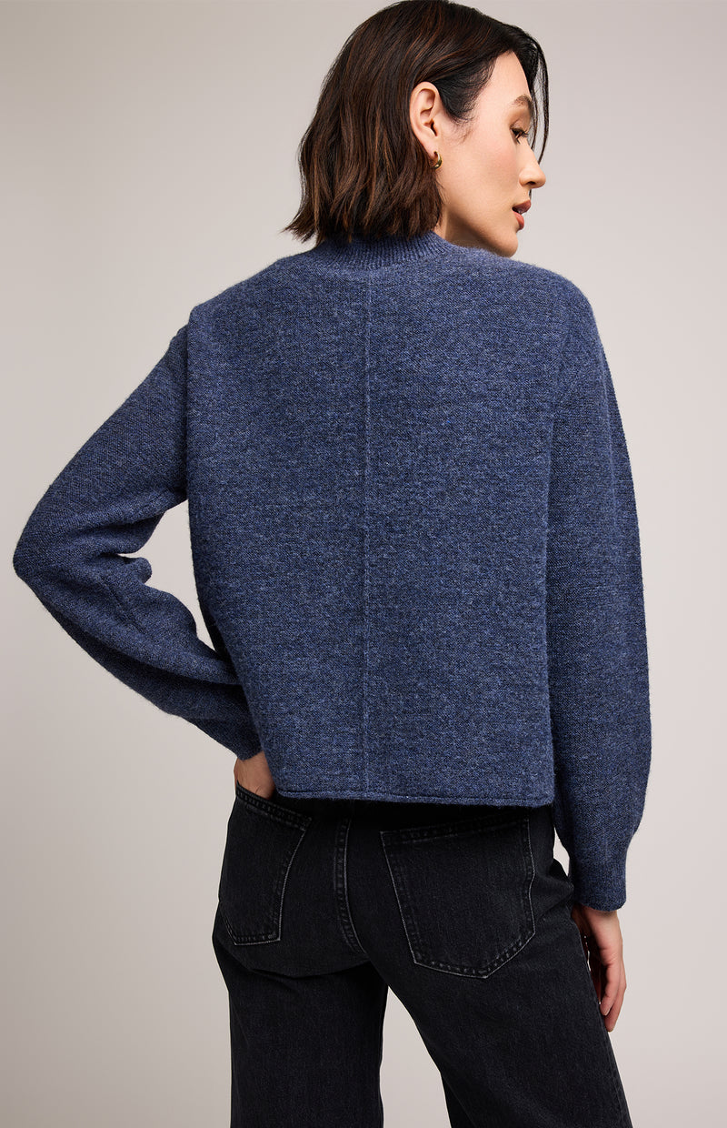 WANDA PULLOVER HEATHER BLUE