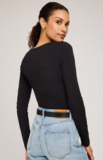 DAPHNE LONG SLEEVE BLACK