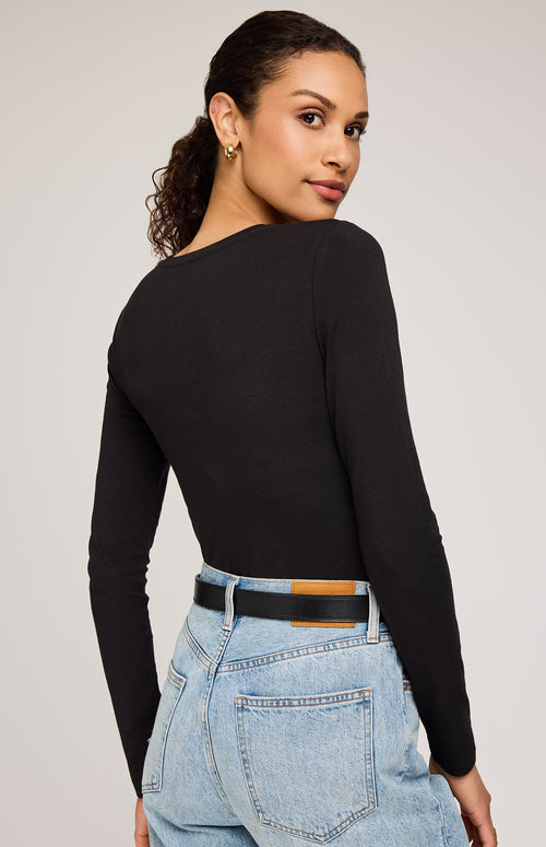 DAPHNE LONG SLEEVE BLACK