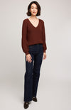 HAILEY SWEATER MAHOGANY
