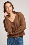 LILA CARDIGAN CHESTNUT