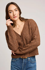 LILA CARDIGAN CHESTNUT