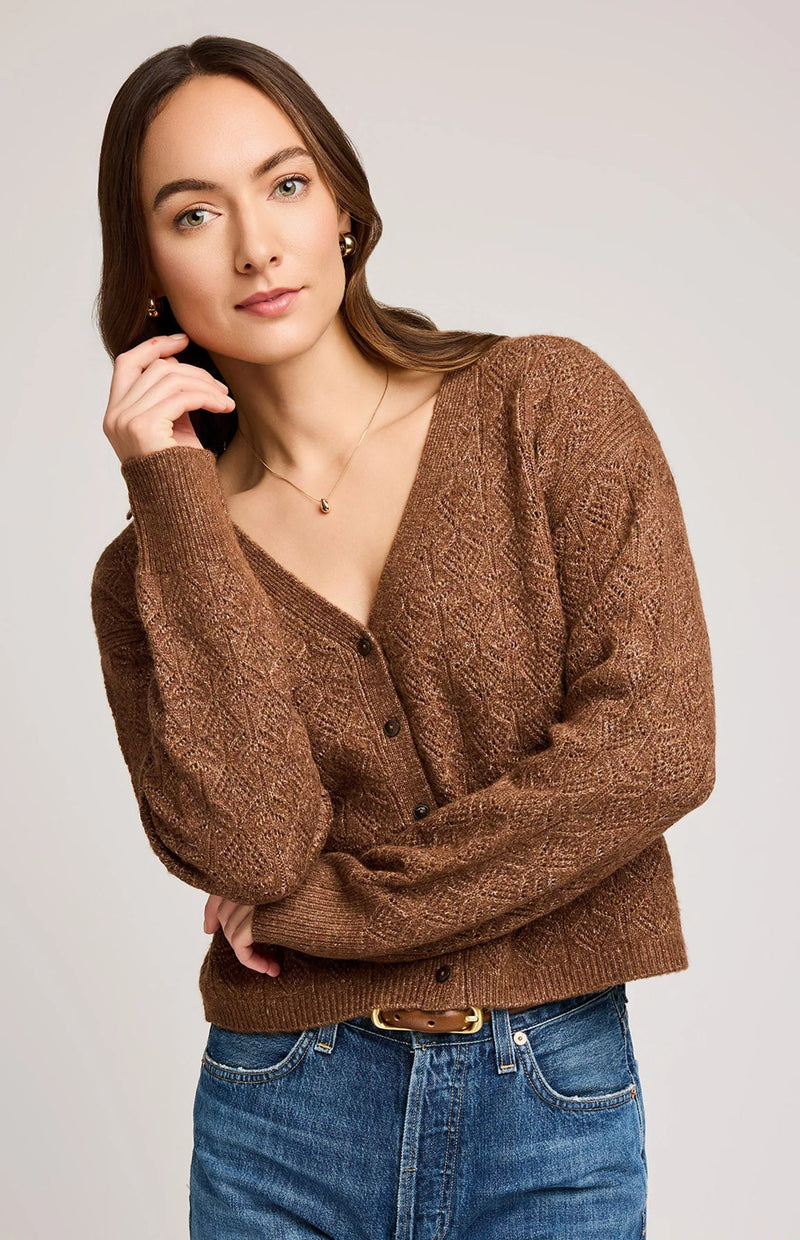LILA CARDIGAN CHESTNUT