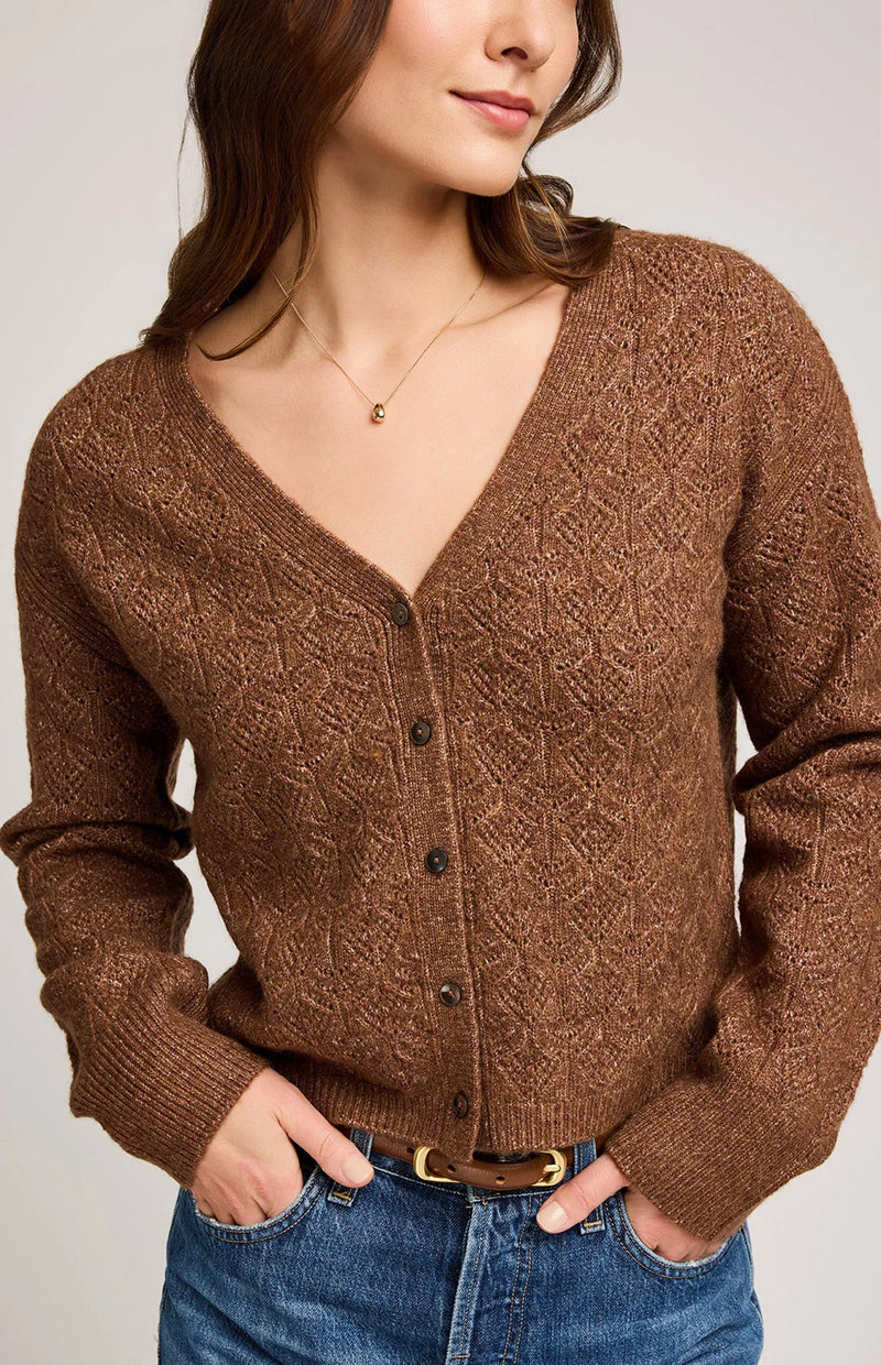 LILA CARDIGAN CHESTNUT