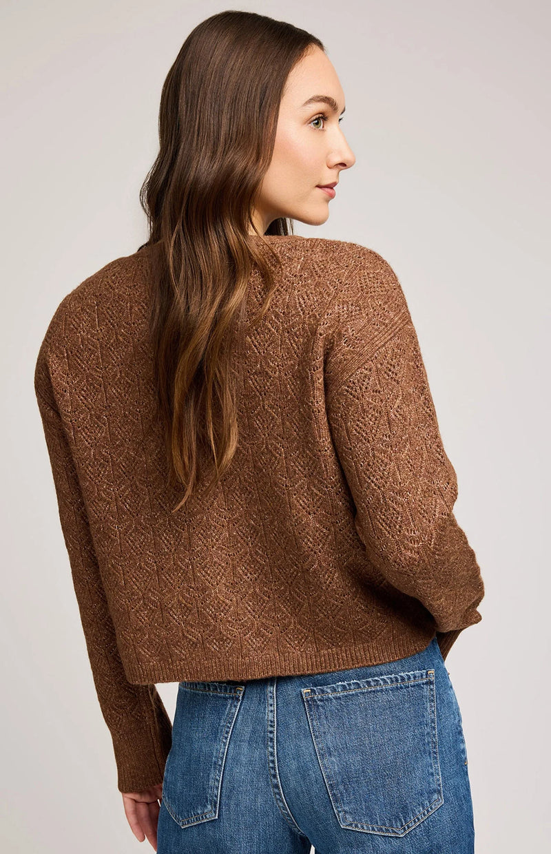 LILA CARDIGAN CHESTNUT