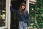 WANDA PULLOVER HEATHER BLUE
