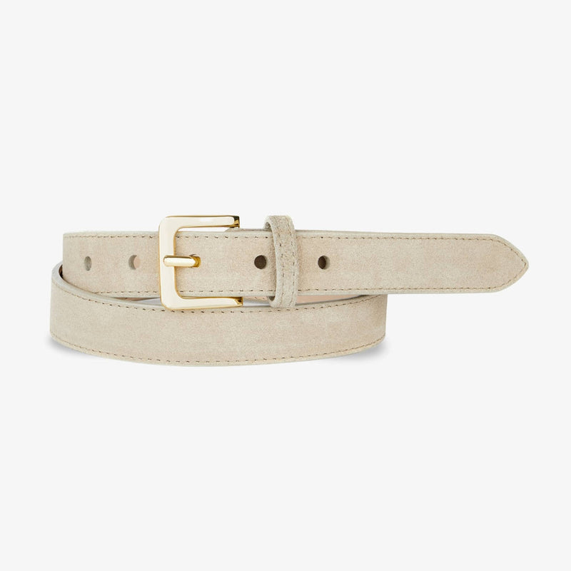 MILLIE BELT BEIGE SUEDE