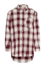 SAMEA BLOUSE TAWNY PORT CHECK