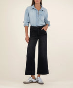 MEG HIGH RISE GITTERING WASH