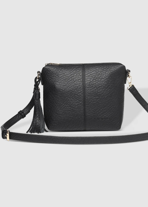 KASEY TEXTURIZED CROSSBODY BLACK