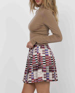 MABEL MOCK NECK SLEEVE KNIT TOP