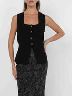 MYRA BUTTON FRONT KNIT VEST