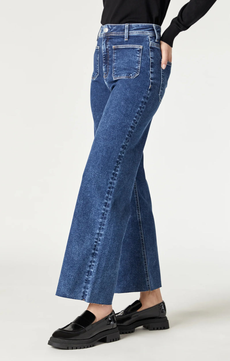 Paloma Push Up Jeans - High Waisted - Dark Blue – Caliente Clothing