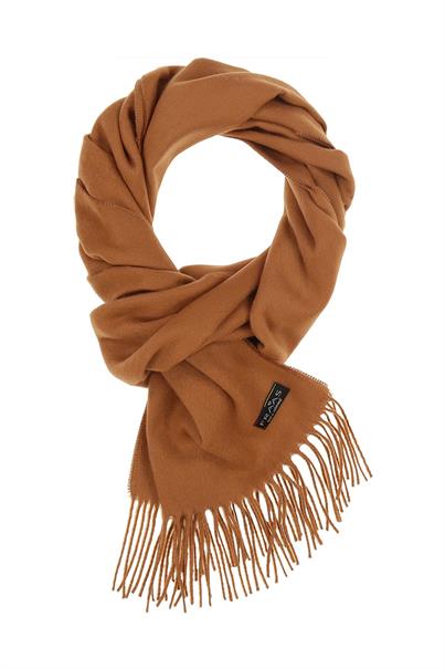 ESSENTIAL SOLID CASHMINK SCARF CAMEL