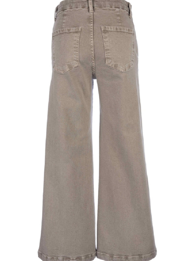 MEG HIGH RISE WIDE LEG COFFEE