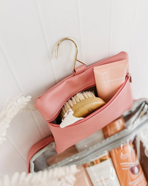 EMMA TOILETRY CASE PEACH