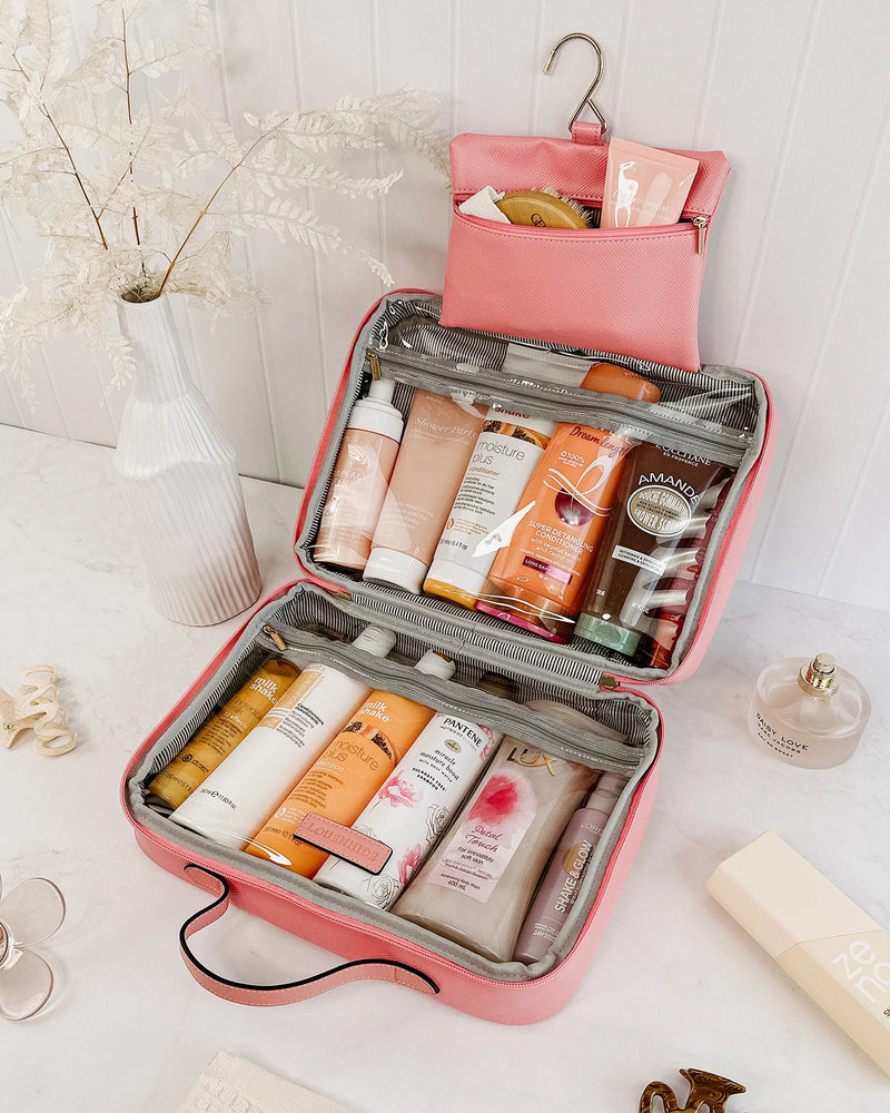 EMMA TOILETRY CASE PEACH