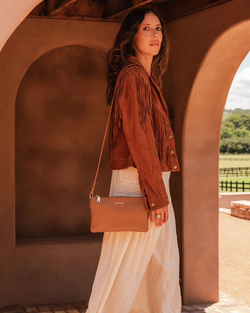 MILLIE HANDBAG COGNAC