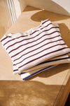 NELA TAWNY PORT STRIPE TOP