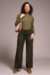 PULL ON PANT DARK IVY