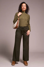 PULL ON PANT DARK IVY