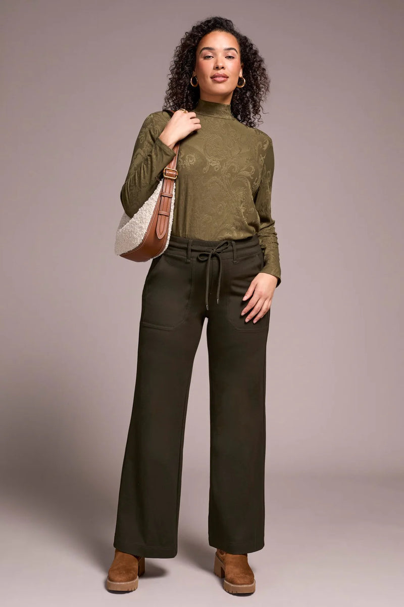 PULL ON PANT DARK IVY