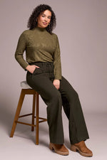 PULL ON PANT DARK IVY