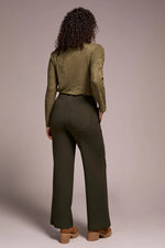 PULL ON PANT DARK IVY