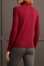 TURTLE NECK SWEATER BORDEAUX