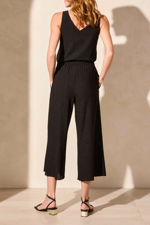 FLOWY PULL ON WIDE CROP PANT