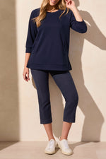 3/4 SLV POCKET TUNIC