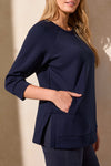 3/4 SLV POCKET TUNIC
