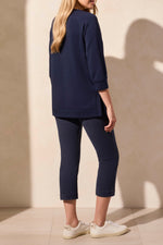 3/4 SLV POCKET TUNIC
