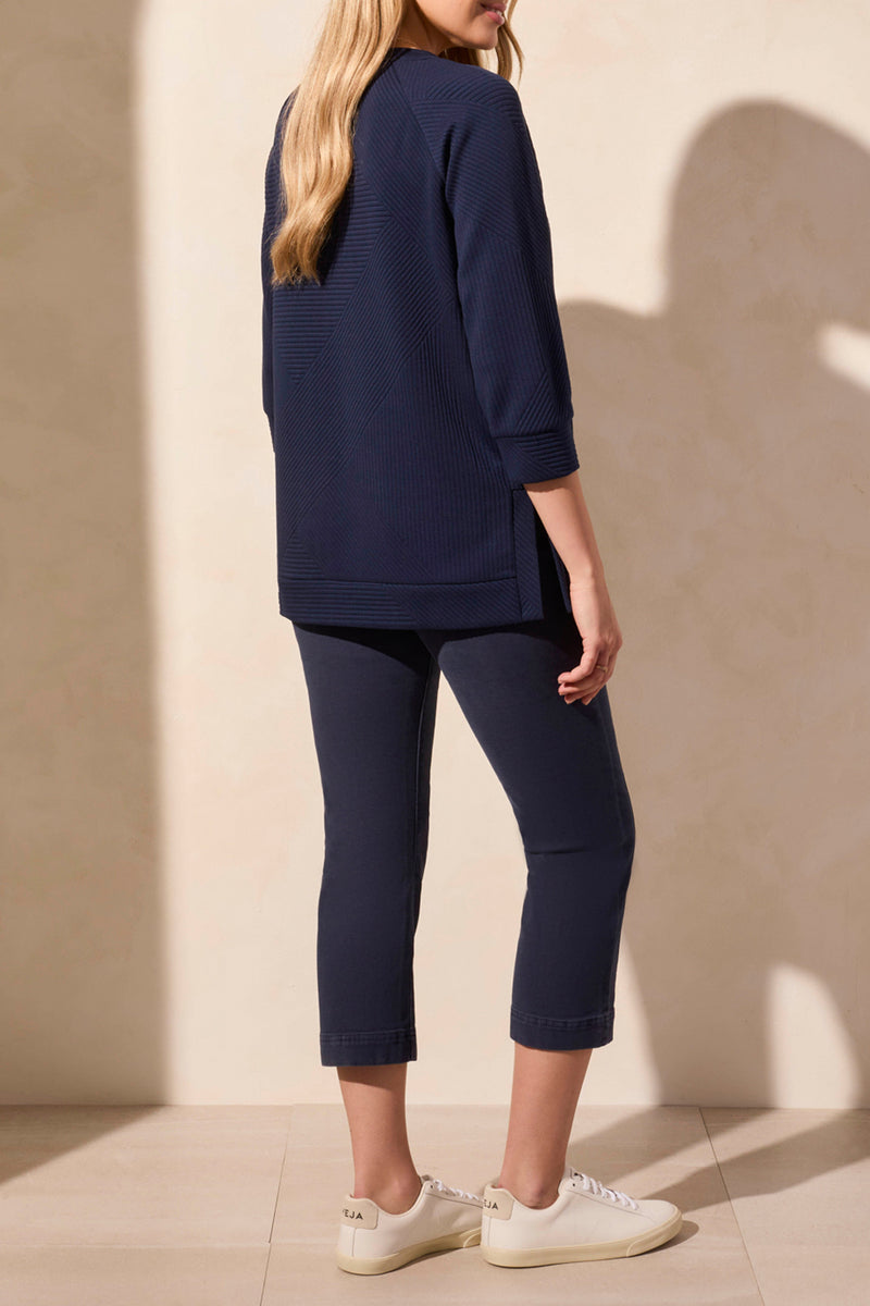 3/4 SLV POCKET TUNIC