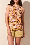 SLEEVELESS BLOUSE GOLDEN SUN