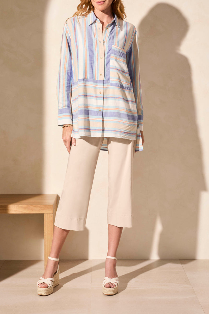BUTTON FRONT BLOUSE OASIS
