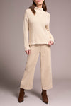 FUNNEL NECK SWEATER MOONSTONE