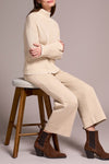 FUNNEL NECK SWEATER MOONSTONE